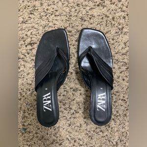 Zara heeled sandals - NEVER WORN